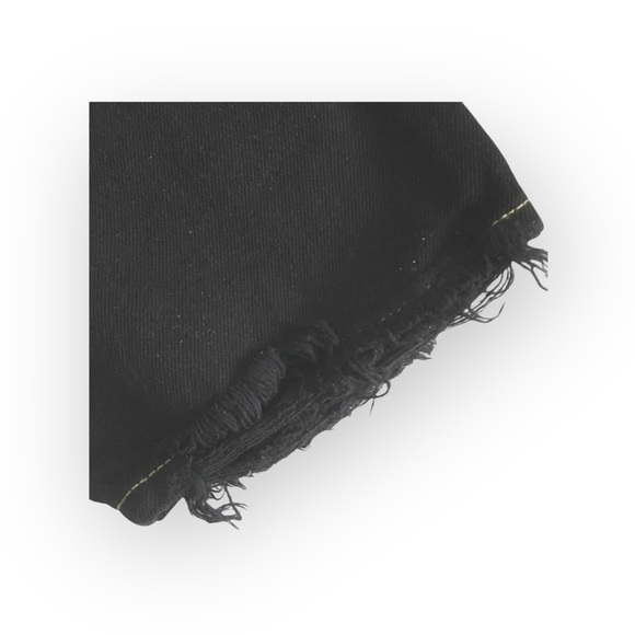 new LF Carmar ༄ Shredded Knee Destroyed Boyfriend Jeans ༄ Overdye Black ༄ 23 25 - Picture 13 of 16